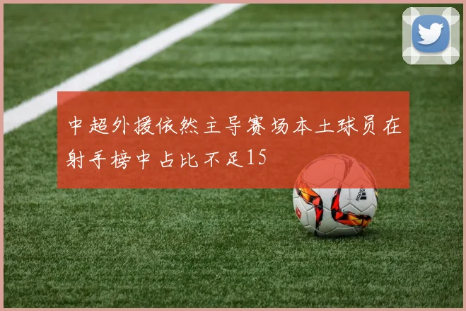中超外援依然主导赛场本土球员在射手榜中占比不足15
